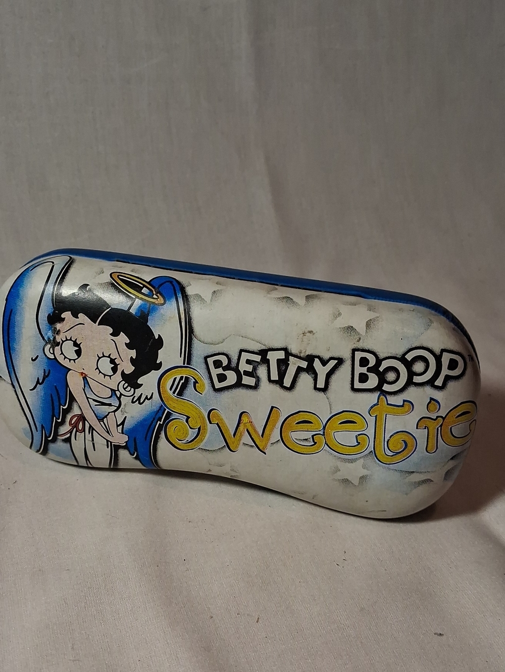 Vintage Betty Boop Sweetie Angel Eyeglass Hard Case Glasses Holder
